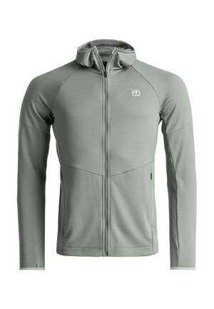 ORTOVOX, FLEECE LIGHT GRID - Fleecejacke - green sage