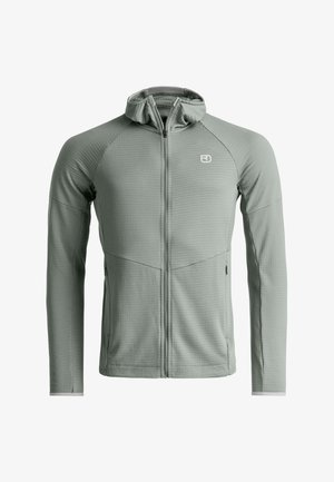 ORTOVOX, FLEECE LIGHT GRID - Fleecejacke - green sage