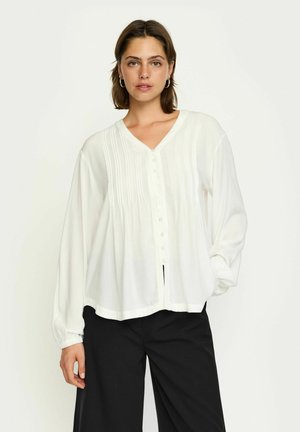 FREEDOM V-NECK  - Bluse - snow white