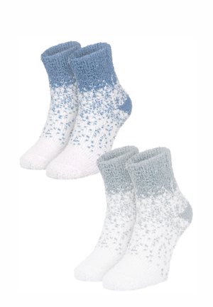 KUSCHEL 2ER PACK - Socken - grau blau