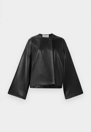 CLEO - Leather jacket - black