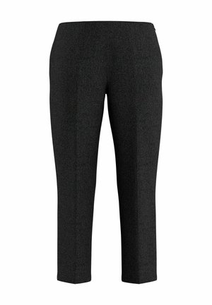HYPEDROP, CROPPED TROUSERS HDELVIRA MW - Pantalon classique - black melange