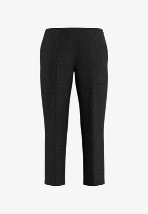 HYPEDROP, CROPPED TROUSERS HDELVIRA MW - Pantalones - black melange