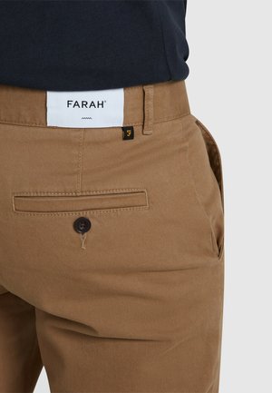 Farah ELM SLIM FIT - Chinos - beige