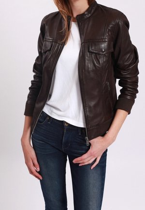 Leren jas - brown