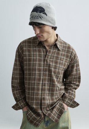 ELJA CHECK SHIRT - Chemise - brown