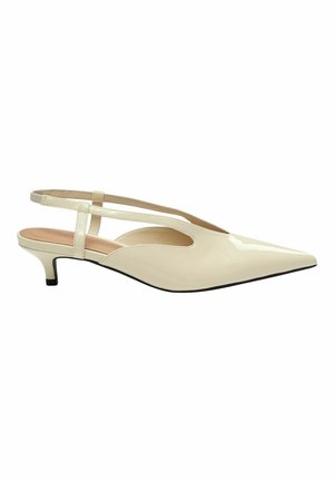 RILLSW PATENT HEELED - Sling-Ballerina - butter yellow