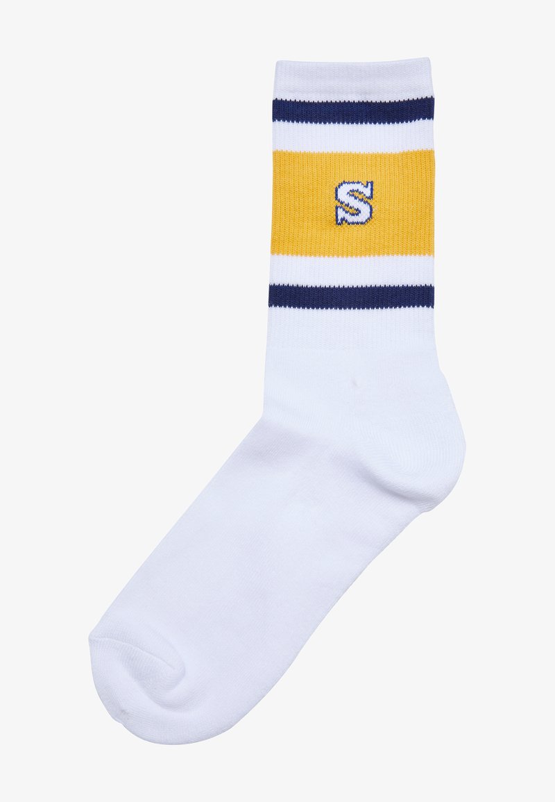 Urban Classics COLLEGE TEAM - Șosete - spaceblue californiayellow wht