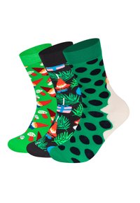 Happy Socks X-MAS GNOMES 3 PACK  - Ponožky - multi