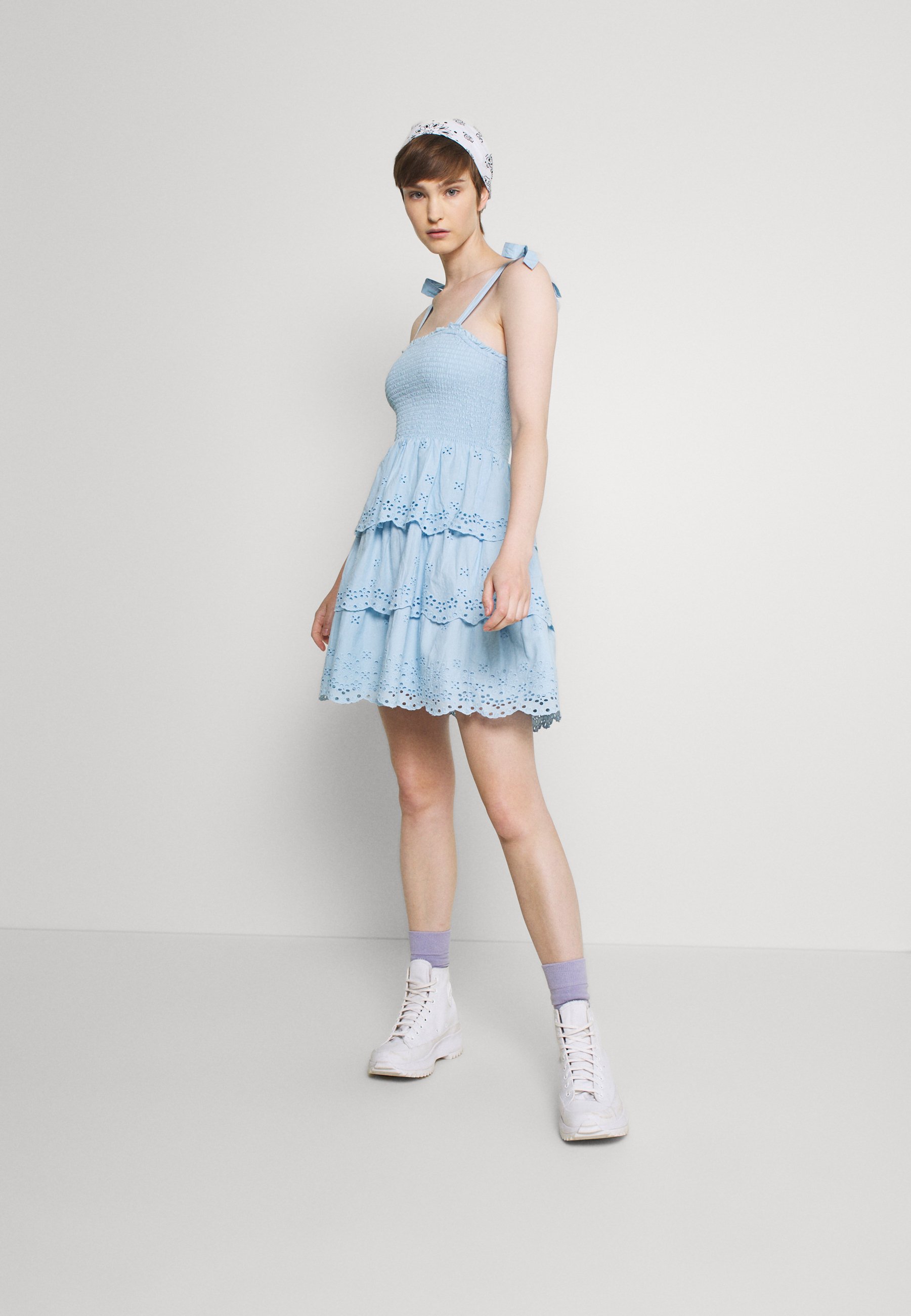 American Eagle SMOCKED TIERED MINI 