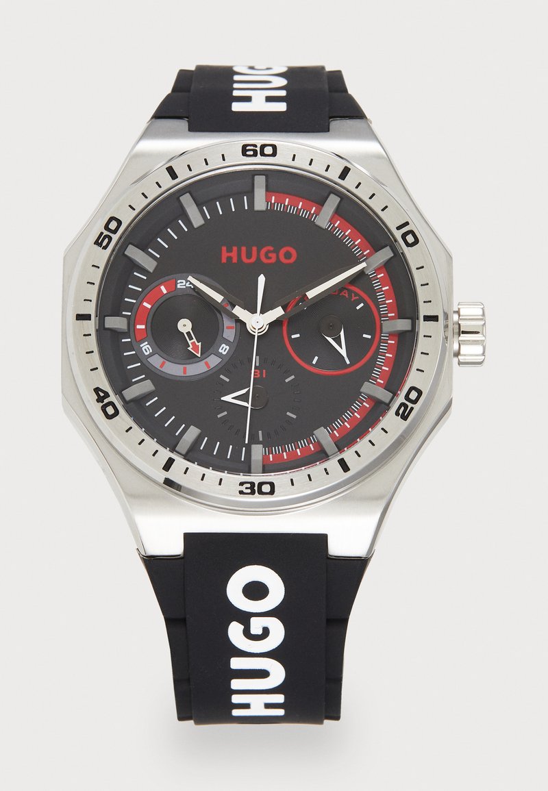 HUGO Montre - black/silver-coloured/noir - ZALANDO.FR