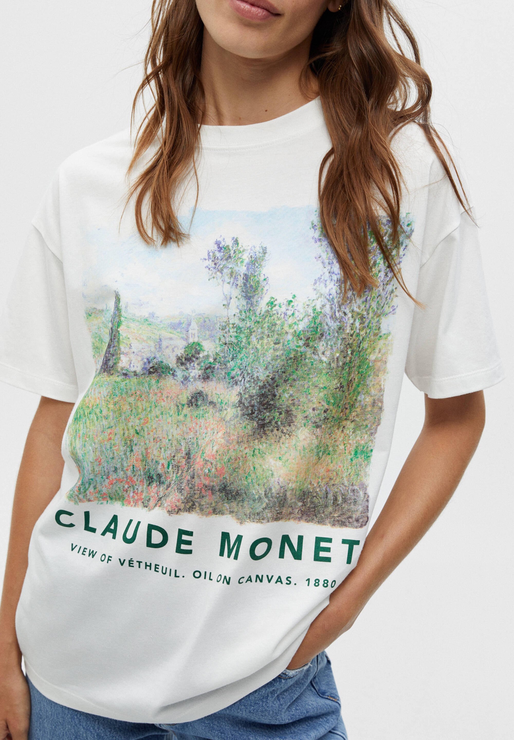 pull and bear monet t shirt
