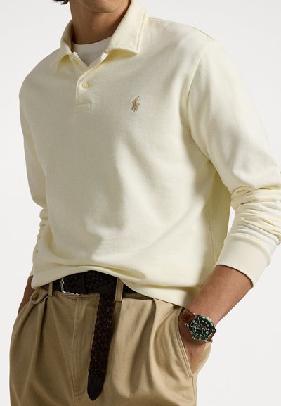 Polo Ralph Lauren LOOPBACK COLLARED SWEATSHIRT - Camisola - clubhouse cream