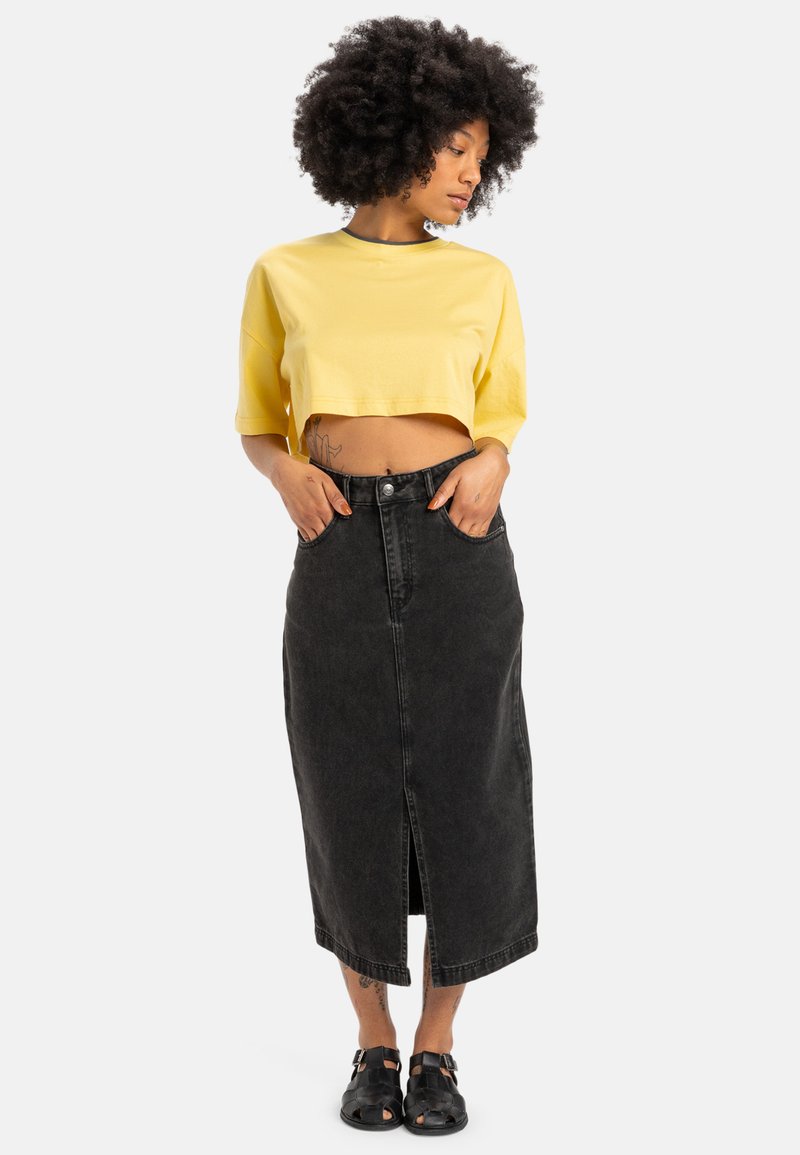 Quiksilver T-shirt print geel Quiksilver T-shirt print geel