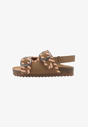 STRAP WITH BUCKLE - Sandales - brown