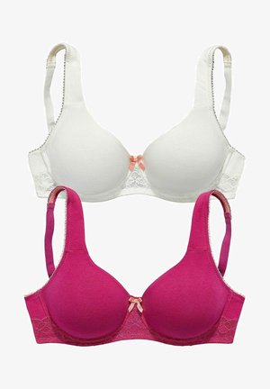 LASCANA, 2 PACK - T-shirt bra - beere,mcreme