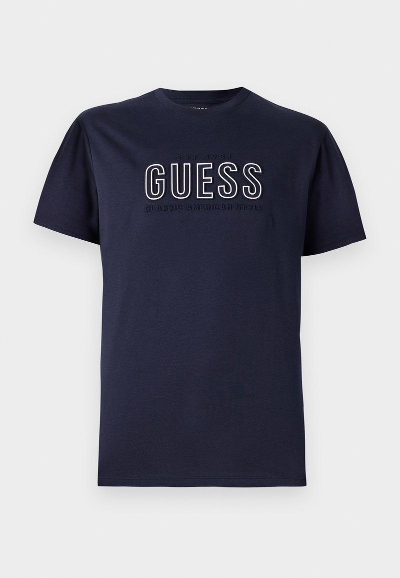 Guess T-shirt print blauw