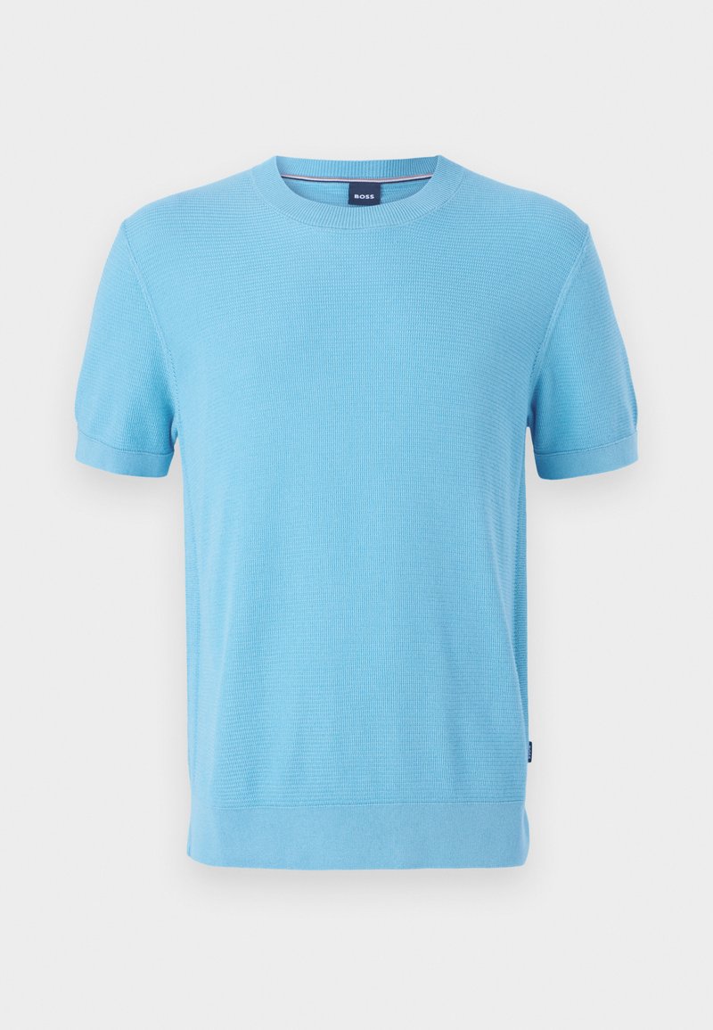 Boss T-shirt basic lichtblauw Boss T-shirt basic lichtblauw