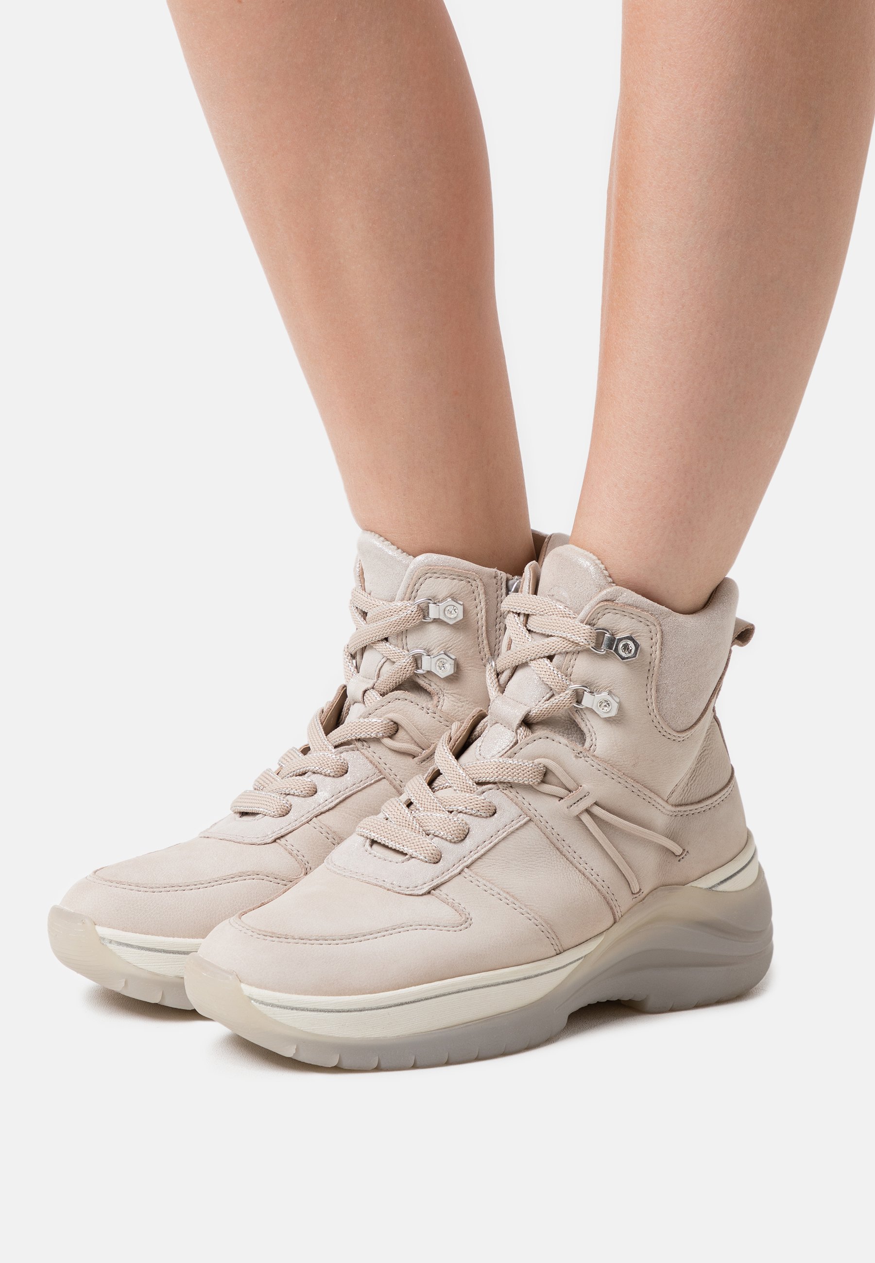 Tamaris Pure Relax BOOTS - Bottines à plateau - offwhite/écru - ZALANDO.FR