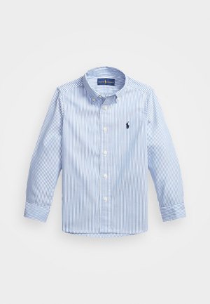 SLIM FIT SHIRT - Vapaa-ajan kauluspaita - blue/white