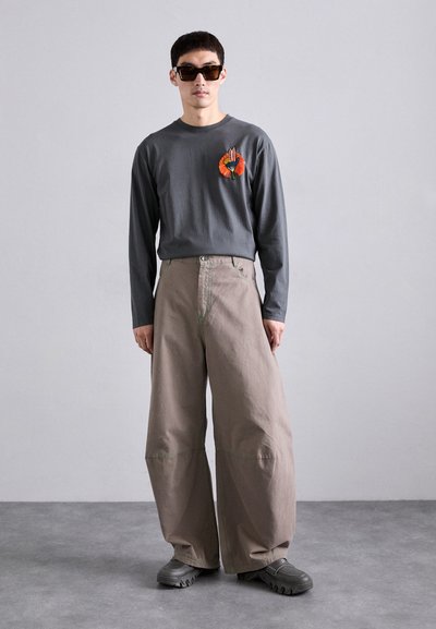 Henrik Vibskov SLOPES LONGSLEEVE - Long sleeved top - dark shadow