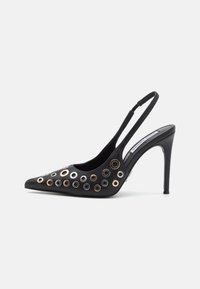 Unselected, black/silver gold