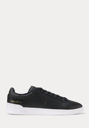 Polo Ralph Lauren, HERITAGE COURT II LEATHER SNEAKER - Baskets basses - black