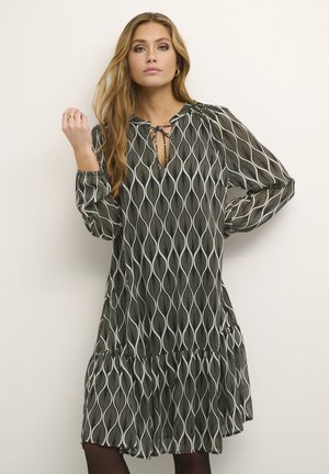 KASIMI - Day dress - canteen black chalk graphic