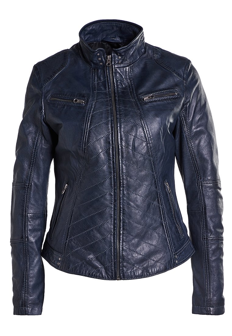 KRISS Leren jas donkerblauw KRISS Leren jas donkerblauw