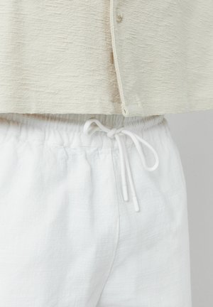 BZB, BERMUDA TEXTURÉ - Short - blanc écru