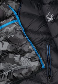 MINOTI HOODED PADDED PUFFER - Übergangsjacke - dark grey