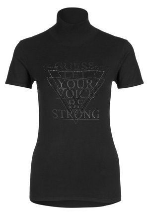 Stickad tröja - black