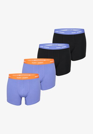 Happy Shorts, 4-PACK - Boxer aderenti - purple black