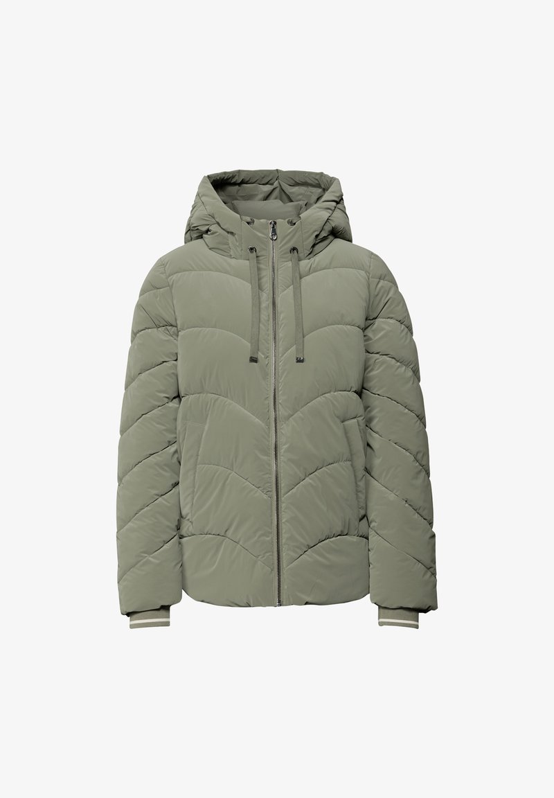 Street One Studio MIT WELLEN-STEPPUNG Winterjacke grün