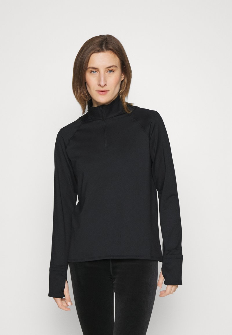 Athleta WHISTLER HALF ZIP Long sleeved top black Zalando.ie