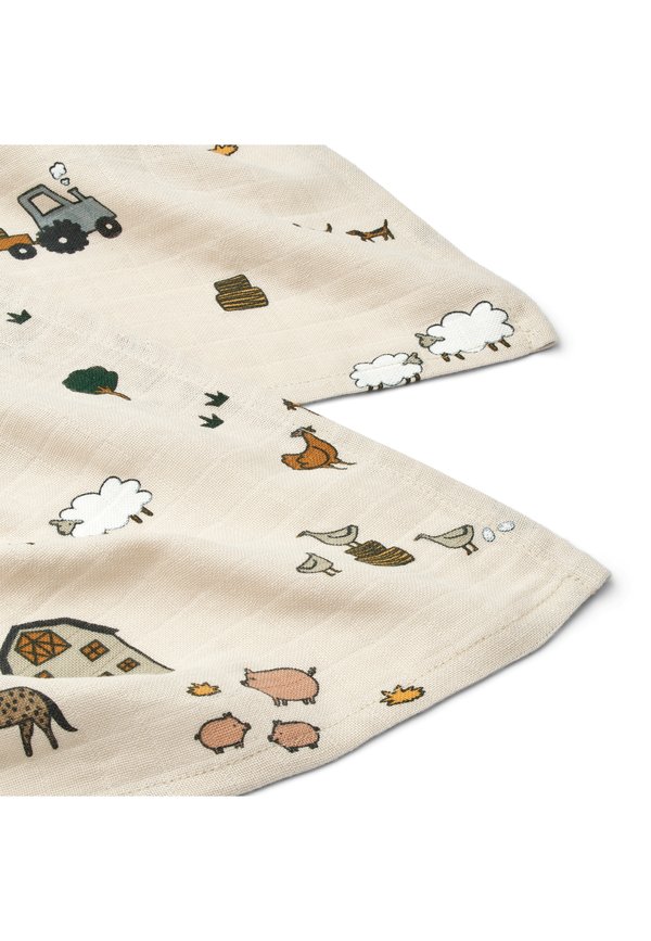 LEWIS CLOTH UNISEX 2 PACK - Muslin blanket - sandy2