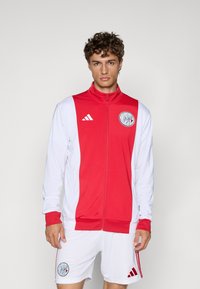 adidas Performance AJAX DNA TRACK TOP - Klubbklær - white/bold red