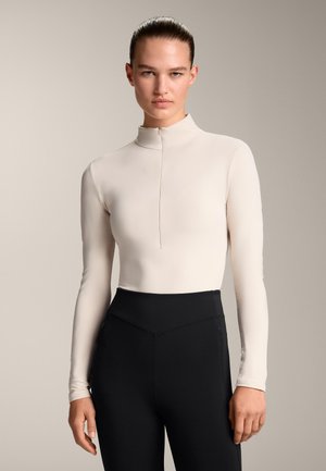 HALF-ZIP BODY BASE LAYER  - Långärmad tröja - sand