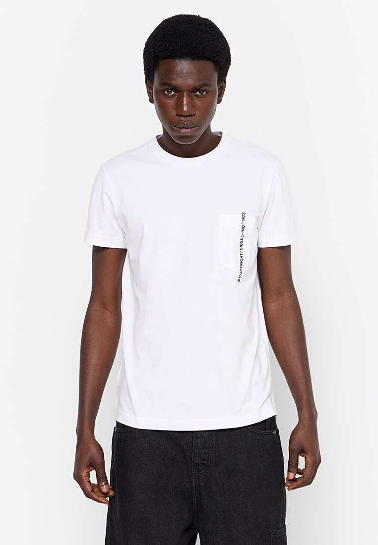 Diesel T-shirt print wit