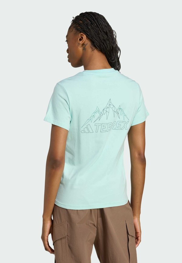 GRAPHIC - Print T-shirt - semi flash aqua