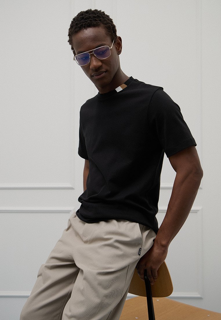 Boss T-shirt basic zwart