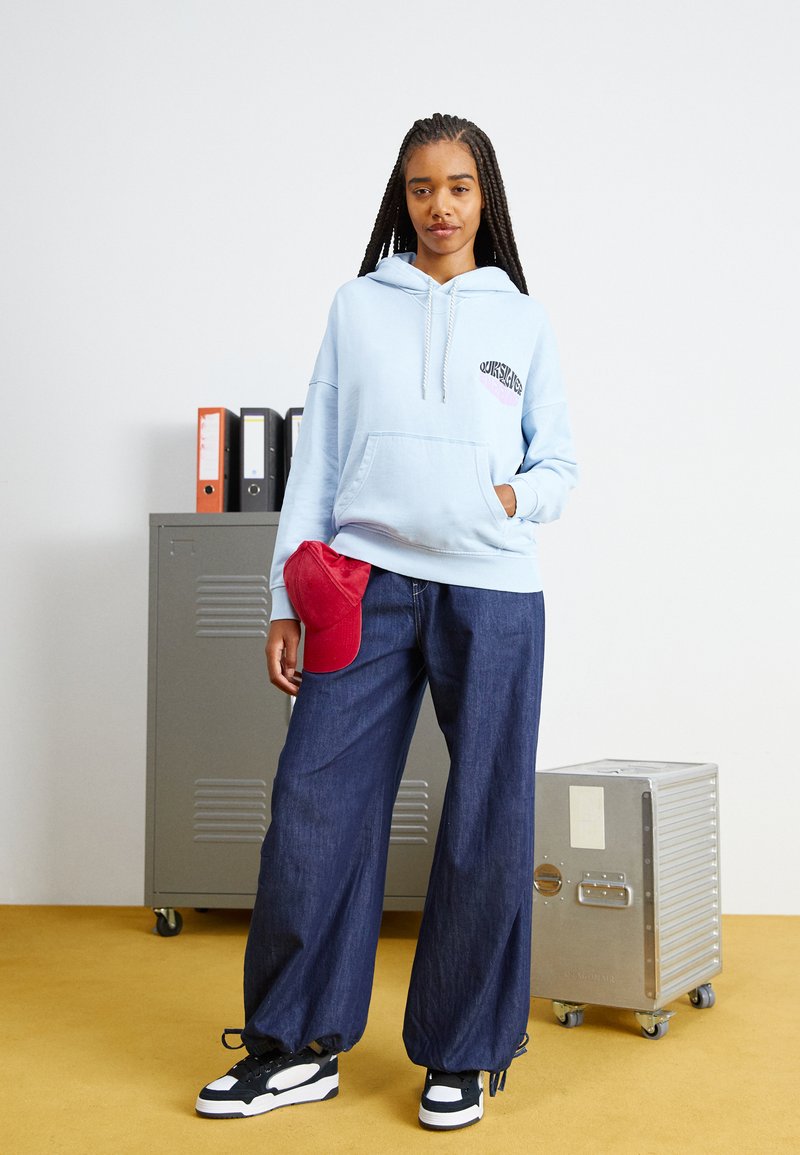 Quiksilver UNI OVERSIZED HOODIE - Sweatshirt - clear sky/bleu - ZALANDO.FR