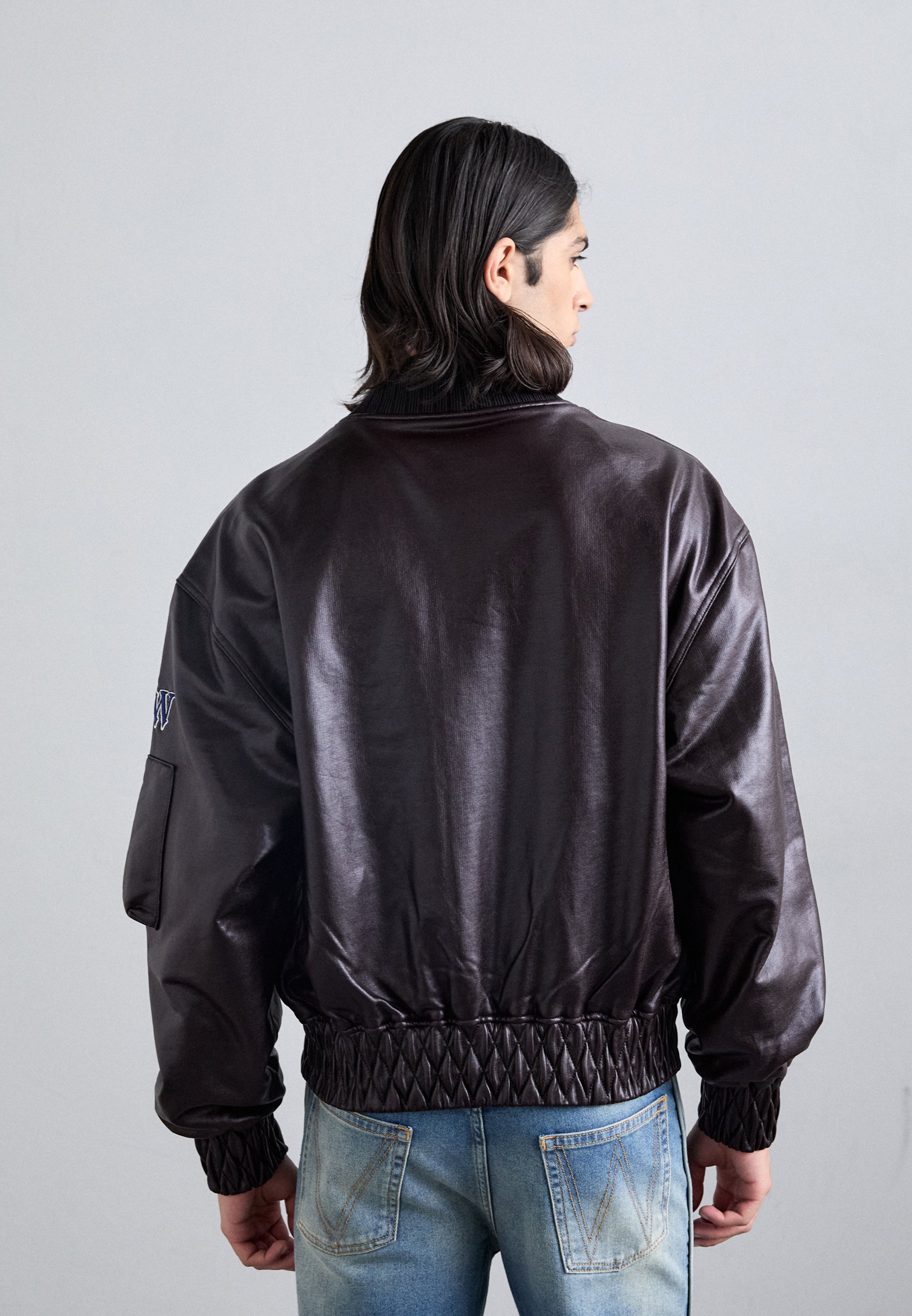 Vivienne Westwood BERNARDO - Faux leather jacket - black