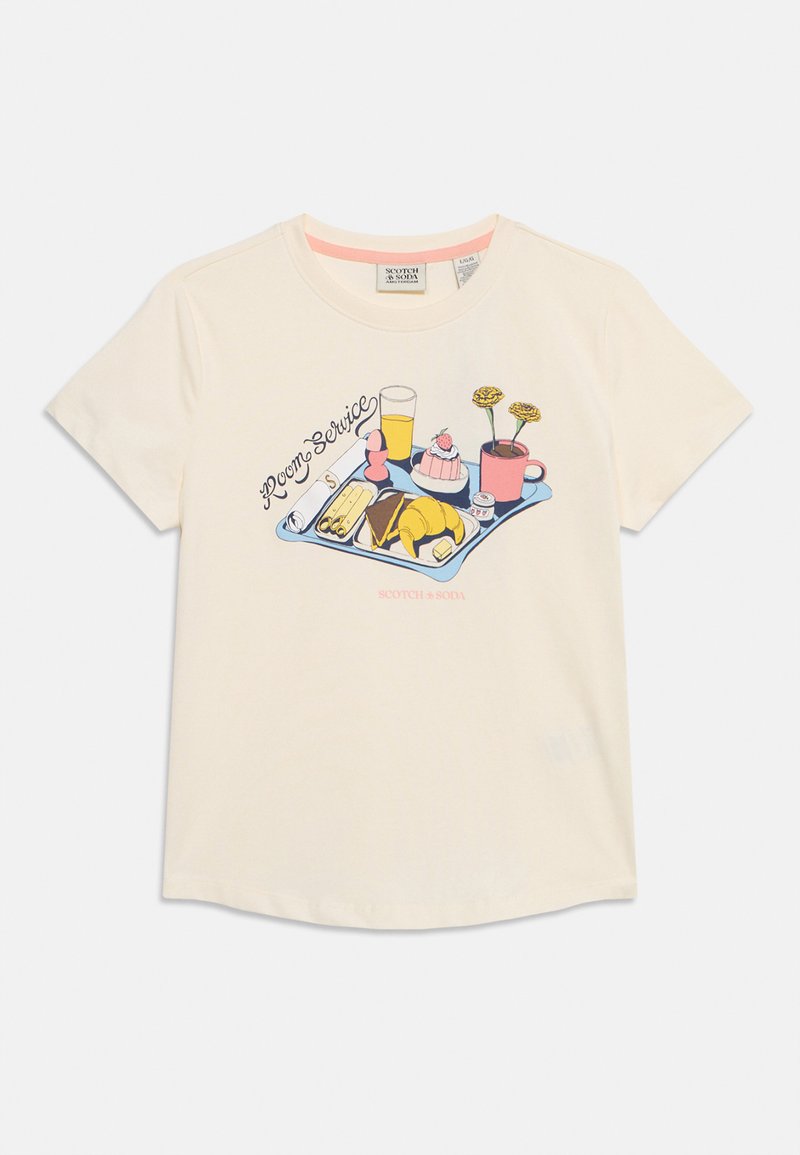 Scotch & Soda T-shirt print wit