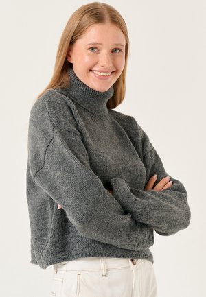 Jimmy Key LONG SLEEVED TURTLENECK - Pullover - anthracite