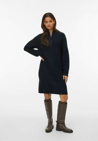 Vero Moda VMLEFILE MIDI - Haljina s naramenicama - black