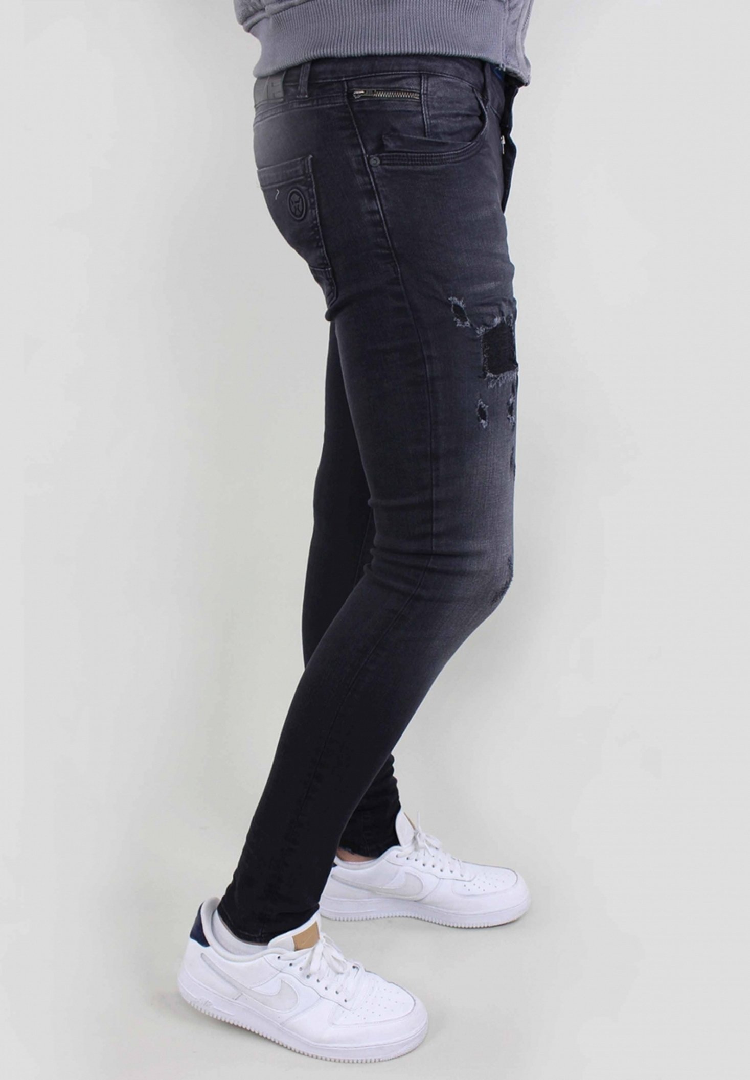 Gabbiano Slim fit jeans - black 