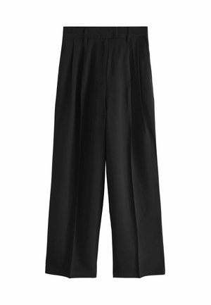WIDE - Trousers - black