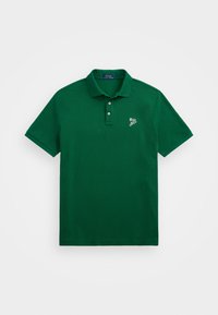 CLASSIC FIT EMBROIDERED MESH POLO SHIRT - Poloskjorter - tennis green