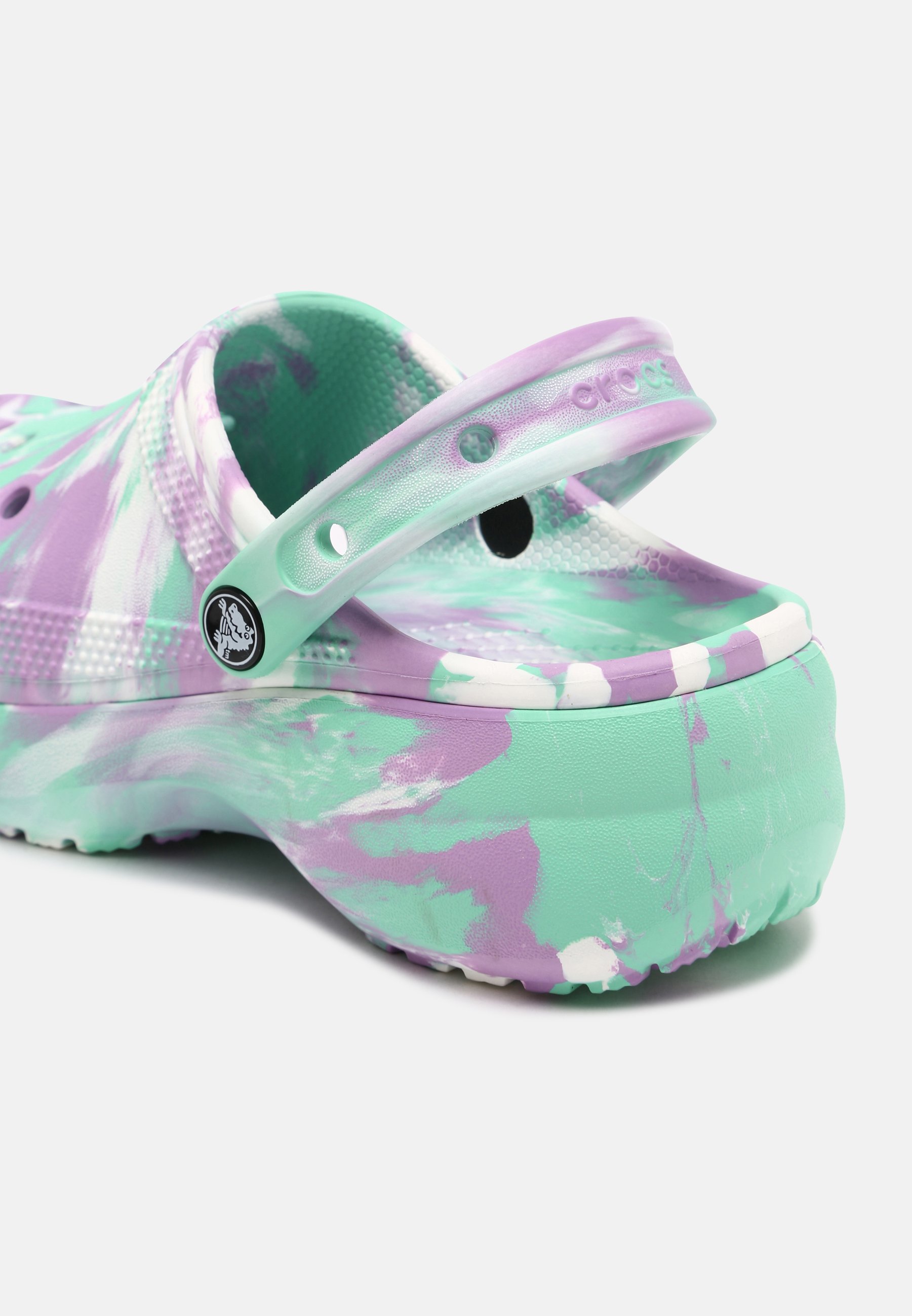 marble platform crocs